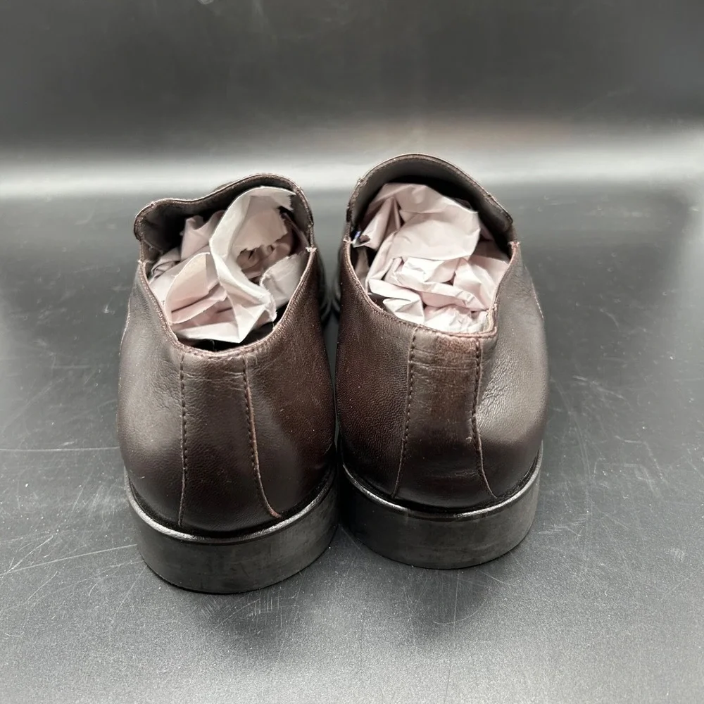 Bruno Magli‎ Raging Dress Shoes Size Mens US 10 M  Brown Leather Made In ITALY
